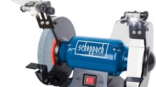 Polizor de banc dublu cu functie de polizare si slefuire SM200AL Scheppach 5903110901, 500 W, O200 mm
