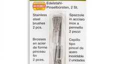 Proxxon 28955 - Set de 2 perii din otel inoxidabil, O8 mm, pentru slefuirea metalului