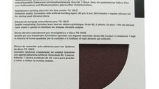 Set 5 discuri abrazive autoadezive Proxxon TG 125 E, O125 mm, granulatie 80