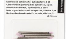 Set biaxuri cilindrice din corindon Proxxon 28774, O2.5 mm, 5 bucati