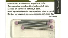 Set biaxuri din corindon de forma sferica Micromot Proxxon 28772, O5 mm, 5 bucati