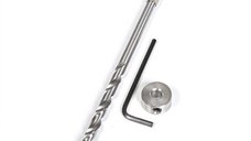 Set burghiu, inel si cheie imbus pentru gaurire la unghi in lemn Kreg KJD-DECKBIT, 3 piese