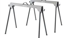 Set capre din otel Evolution 005-0003A, dimensiuni 825x465x742 mm, 2 bucati