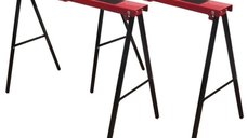 Set capre din otel Mannesmann 70100, 995x100x780 mm, 2 bucati