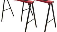 Set capre din otel Mannesmann 70100, 995x100x780 mm, 2 bucati