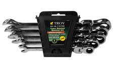 Set chei combinate Troy 21700, O8-17 mm, 5 piese