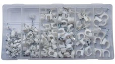 Set cleme cu cui pentru cabluri Vintec 74511, O5-12 mm, 130 piese