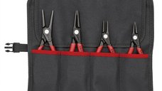 Set clesti profesionali pentru inele de siguranta Knipex 00 19 57, 140-180 mm, 4 piese