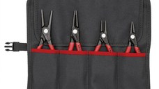 Set clesti profesionali pentru inele de siguranta Knipex 00 19 57, 140-180 mm, 4 piese