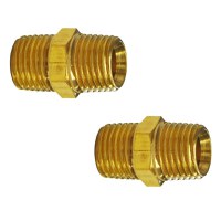 Set conectori aer comprimat cu filet exterior AG Gude 41030, 1 4  , O9  mm, 2 bucati - 1