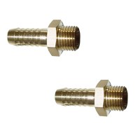 Set conectori pentru cuplare furtun AG Gude 41054, 1 8  , O6 mm, 2 bucati - 1