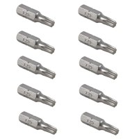 Set de biti torx JeTech T25, 25 mm, 10 buc - 1