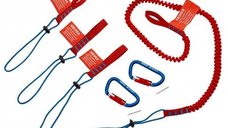 Set de corzi de siguranta Knipex 00 50 04 T BK, 1.5 Kg, 5 bucati pentru scule si carabiniere
