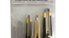 Set de Cuttere Universale Mannesmann 60125, 5 Piese, Lame de 9-18 mm