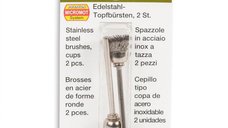 Set de perii din otel inoxidabil Proxxon 28957 pentru slefuire metalica, O13 mm, 2 bucati