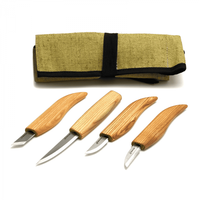 Set de sculptura in lemn BeaverCraft S07, 4 piese - 1