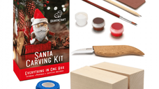 Set de sculptura Mos Craciun BeaverCraft DIY06, 5 piese