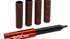 Set de slefuire cu mandrina si accesorii ROX Wood 153ROX0192, 25 mm, 5 piese