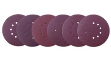 Set discuri abrazive pentru masinile de slefuit Scheppach 5903801701, O225 mm, granulatie 80-240, 6 piese