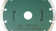 Set discuri diamantate pentru fierastrau circular Gude 58092, 2 bucati, O150 mm, 10200 rpm
