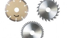 Set discuri pentru fierastrau circular PL285 Scheppach 7901805704, O89x10 mm, 3 piese