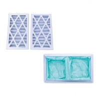 Set filtre interior-exterior pentru purificator de aer pentru atelier HDA-14 Scheppach 7903000703, 2 piese - 1
