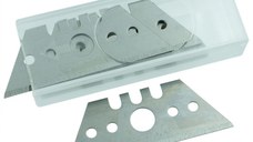 Set lame de rezerva tip trapez pentru cuttere profesionale Martor 5232, 10 bucati