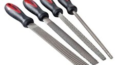 Set pile pentru lemn Toolland HFIS2, 200 mm, 4 piese