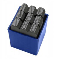 Set poansoane de marcat cifre Gravurem 10015000, 15 mm, 9 piese - 1