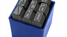 Set poansoane de marcat cifre Gravurem 10015000, 15 mm, 9 piese