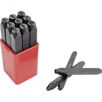 Set poansoane de marcat cifre Mannesmann 245-04, 4 mm, 9 piese - 1