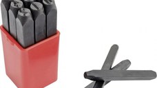 Set poansoane de marcat cifre Mannesmann 245-04, 4 mm, 9 piese