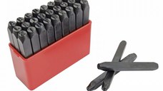 Set poansoane de marcat litere Mannesmann 244-08, 8 mm, 26 piese