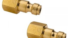 Set racorduri pentru aer comprimat IG SB Gude 41028, 1/4, O12 mm, 2 bucati