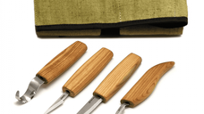 Set sculptura lemn BeaverCraft S09, 4 unelte pentru sculptura