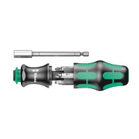 Set surubelnita si biti Kraftform Kompakt 28 SB Wera 05073240001, 7 piese - 1