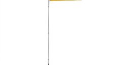 Stalp telescopic pentru steag Grafner 20554, 6.3 m