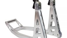 Stand motocicleta din aluminiu pentru roata din fata Dema 24195, 225 Kg
