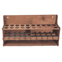 Suport pentru 20 cutite de cioplit in lemn BeaverCraft TH20 Dark - 1