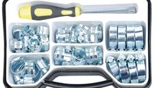 Trusa coliere metalice si surubelnita, Mannesmann 60046, 50 piese