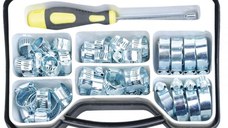 Trusa coliere metalice si surubelnita, Mannesmann 60046, 50 piese