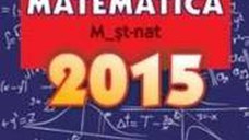 Bacalaureat 2015 Matematica M2 St-Nat ghid de pregatire - Ion Bucur Popescu