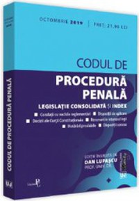 Codul de procedura penala Octombrie 2019 - 1
