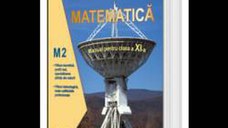 Matematica. Manual M2 Clasa a XI-a