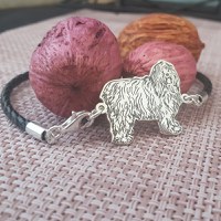 Bratara Ciobanesc Romanesc Mioritic - Argint 925, piele impletita - 1