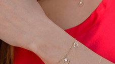 Bratara colectia Fairyland - Gracious dance - Argint 925 placat cu Aur Galben si Roz 18K