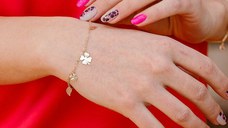 Bratara colectia Fairyland - Vibrant amulet - Argint 925 placat cu Aur Galben si Roz 18K