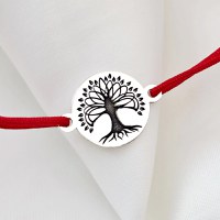 Bratara Copacul Vietii - Argint 925 - snur reglabil - 1