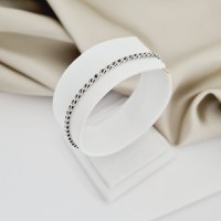Bratara cromatica - Model cu lant impletit cu Zirconii - Argint 925 - 1