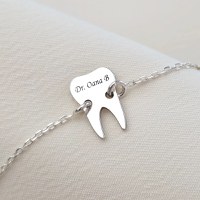 Bratara dinte cu lantisor - Argint 925 - 1